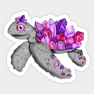 Crystal turtle Sticker